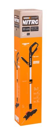 Триммер аккумуляторный бесщёточный WORX WG173E.9, 20В, 33см, без АКБ и ЗУ, коробка Триммер аккумуляторный бесщёточный WORX WG173E.9, 20В, 33см, без АКБ и ЗУ, коробка