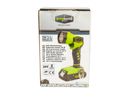 Фонарь аккумуляторный GREENWORKS G24WL, 24V, без аккумулятора и ЗУ