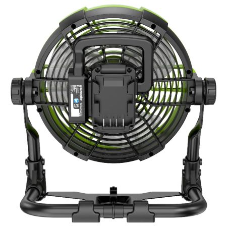 Вентилятор с гибридным питанием GREENWORKS G24FAN (3503407), 24 V, без АКБ и ЗУ
