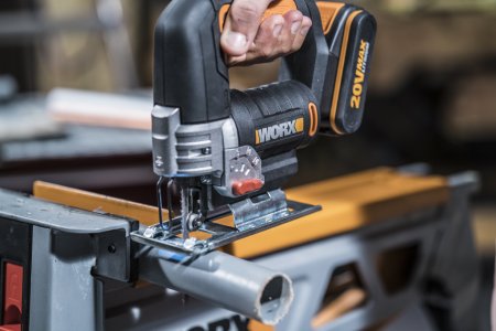 Лобзик WORX WX543.9 аккумуляторный 20V, Без аккумулятора и зарядного устройства Лобзик WORX WX543.9 аккумуляторный 20V, Без аккумулятора и зарядного устройства