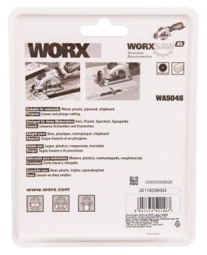 Пильный диск твердосплавный WORX 24T TCT 120х1,2х9,5 мм