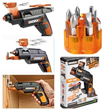 Отвертка WORX WX255 4V SD Slide Driver аккумуляторная с ЗУ и набором бит (6шт)