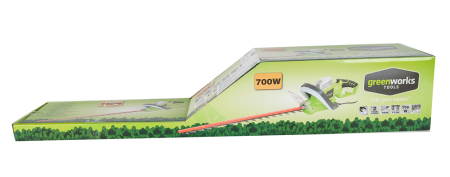 Кусторез электрический GREENWORKS  GHT7068 Deluxe, 700W, 68 см