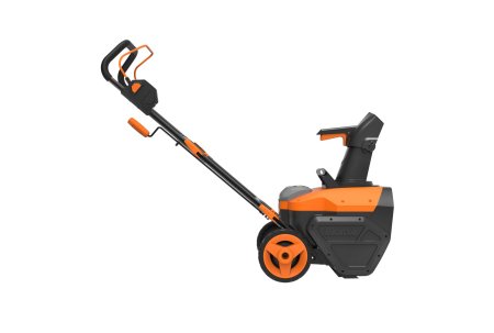 Снегоуборщик аккумуляторный WORX WG471E.9, 40В, 50см, 2 аккумулятора по 4 Ач + двойное ЗУ 2x2A