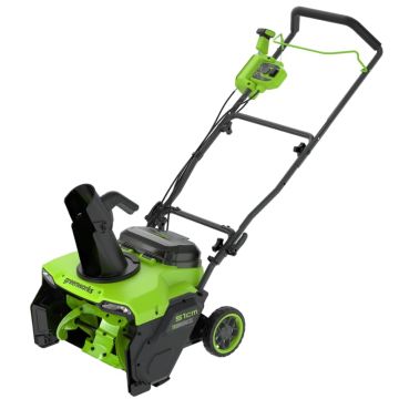 Снегоуборщик аккумуляторный бесщеточный Greenworks GD40STX2, 40V, 51 см,(2603407)
