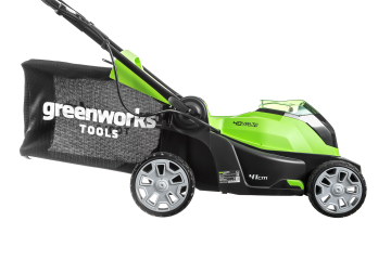 Газонокосилка аккумуляторная GREENWORKS G40LM41, 40V, 40 см