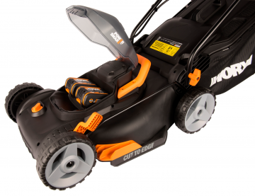 Газонокосилка аккумуляторная WORX WG743E.9, 40V Li Lawn Mower, 40см