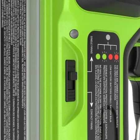 Гвоздезабивной пистолет аккумуляторный GREENWORKS, 24V, без АКБ и ЗУ