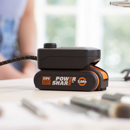 Адаптер WORX WA7160 20V для MAKER X без USB, Без аккумулятора и зарядного устройства