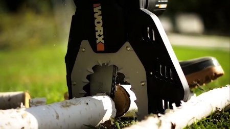 Цепная пила безопасная аккумуляторная WORX JawSaw WG329E.9, 20В, 15 см, 1 аккумулятор 2 Ач + зарядное устройство