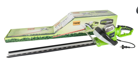 Кусторез электрический GREENWORKS  GHT7068 Deluxe, 700W, 68 см