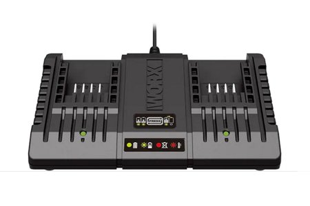 Комплект WORX WA3610: 2 Аккумулятора на 2 Ач + двойное зарядное устройство 2А+2А