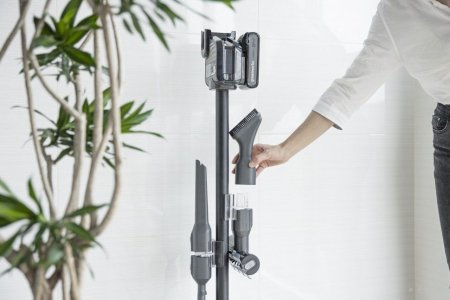 Пылесос вертикальный GREENWORKS G24SVK4 24V (500 Вт) аккумуляторный