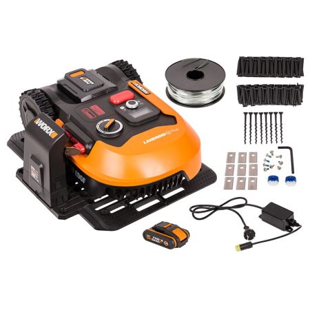 Робот газонокосилка WORX Landroid M Plus WR165E, 500 кв.м