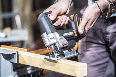 Лобзик WORX WX543.9 аккумуляторный 20V, Без аккумулятора и зарядного устройства Лобзик WORX WX543.9 аккумуляторный 20V, Без аккумулятора и зарядного устройства