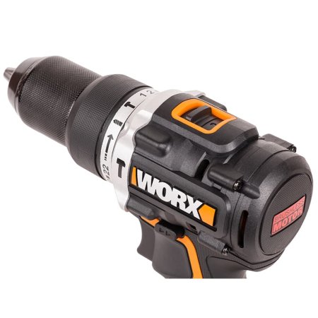 Дрель-шуруповерт ударная WORX WX352.9 аккумуляторная бесщеточная, 20В, Без аккумулятора и зарядного устройства
