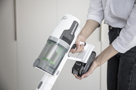 Пылесос вертикальный GREENWORKS G24SVK4D 24V (500 Вт) аккумуляторный