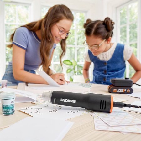 Мини-фен WORX WX743.9 20V аккумуляторный, Без аккумулятора и зарядного устройства