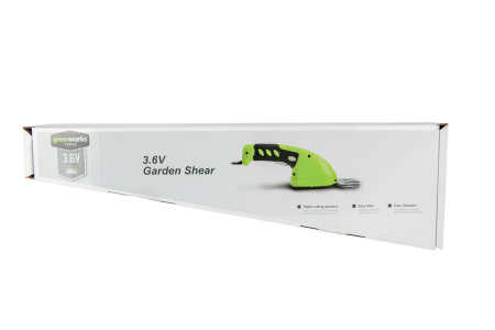 Аккумуляторные садовые ножницы Greenworks 7,2V с встроенным аккумулятором 2 Ah и телескопической ручкой