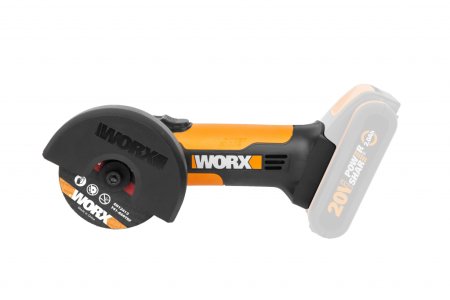 Угловая шлифмашина WORX WX801.9 аккумуляторная 20V, 76мм, Без аккумулятора и зарядного устройства