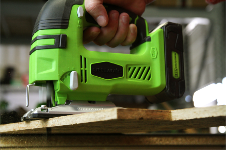 Лобзик аккумуляторный GREENWORKS G24JS, 24V, без аккумулятора и ЗУ