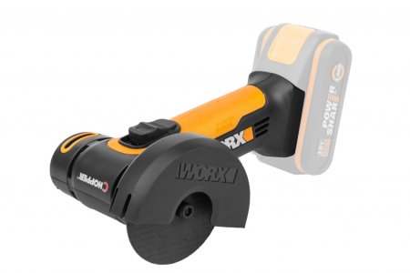 Угловая шлифмашина WORX WX801.9 аккумуляторная 20V, 76мм, Без аккумулятора и зарядного устройства