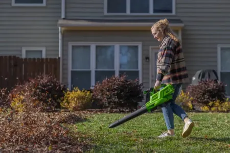 Воздуходувка-пылесос аккумуляторная GREENWORKS GD60BVII, 60V, бесщеточная