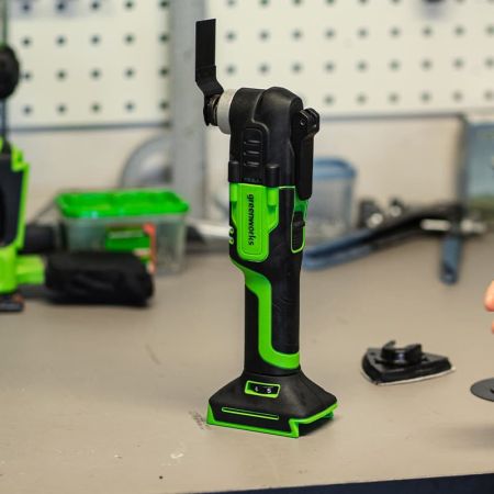 Реноватор мультитул аккумуляторный GREENWORKS G24MT, 24V, без аккумулятора и ЗУ