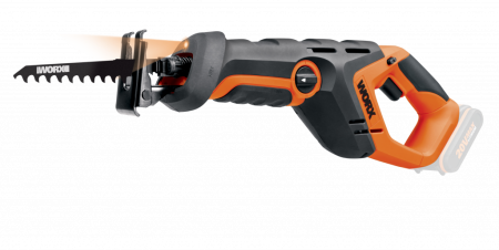 Сабельная пила WORX WX508.9 аккумуляторная 20V, Без аккумулятора и зарядного устройства