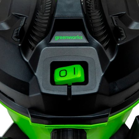 Строительный пылесос GREENWORKS G120WDV, 1300 Вт, 4701207, электрический