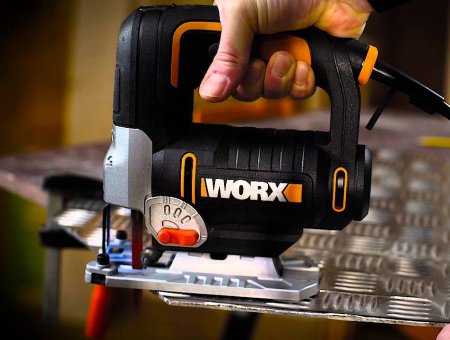 Лобзик WORX WX479 электрический 220V, 750Вт, в кейсе