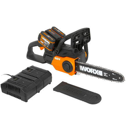 Цепная пила аккумуляторная WORX WG381E.9 40V Li cordless ChainSaw 30 см, Без аккумулятора и зарядного устройства Цепная пила аккумуляторная WORX WG381E.9 40V Li cordless ChainSaw 30 см, Без аккумулятора и зарядного устройства